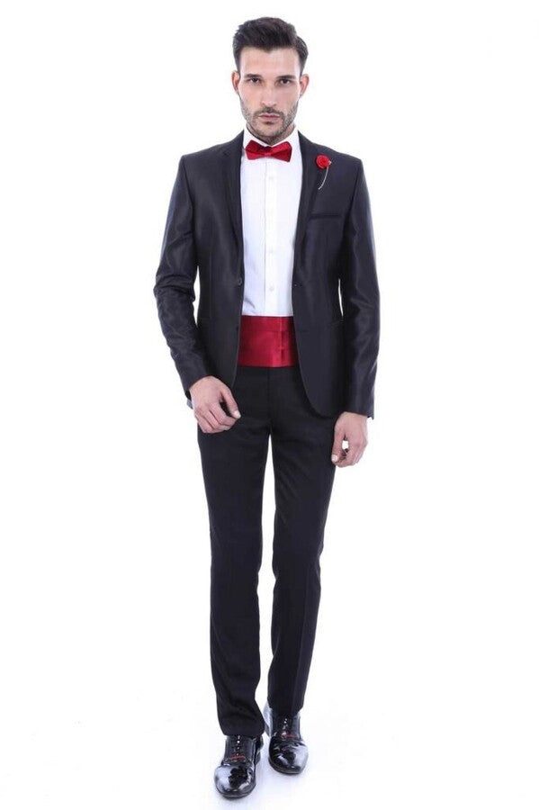 2-Piece Black Tuxedo | Wessi