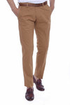 Pantalones de hombre de color marrón claro con cinco bolsillos - Wessi