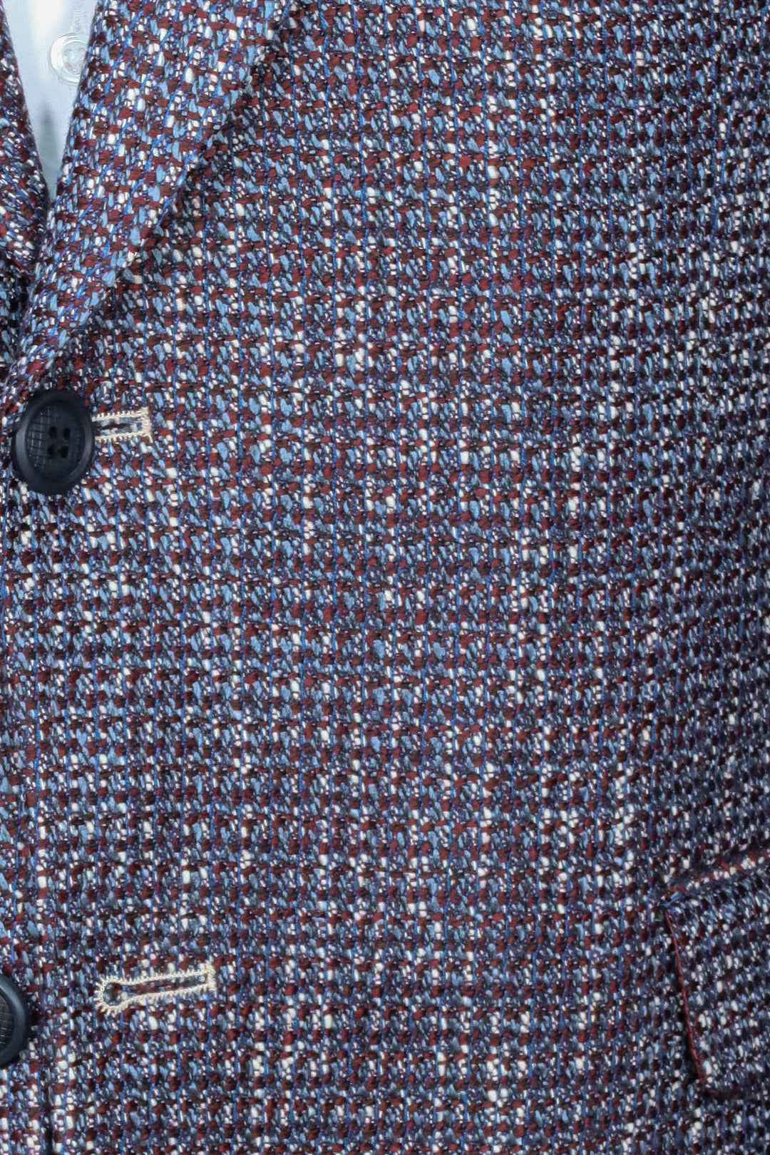 Blazer deportivo morado con estampado y corte entallado para hombre - Wessi