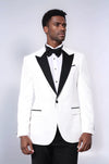 Blazer de fiesta gris con estampado brillante | Wessi