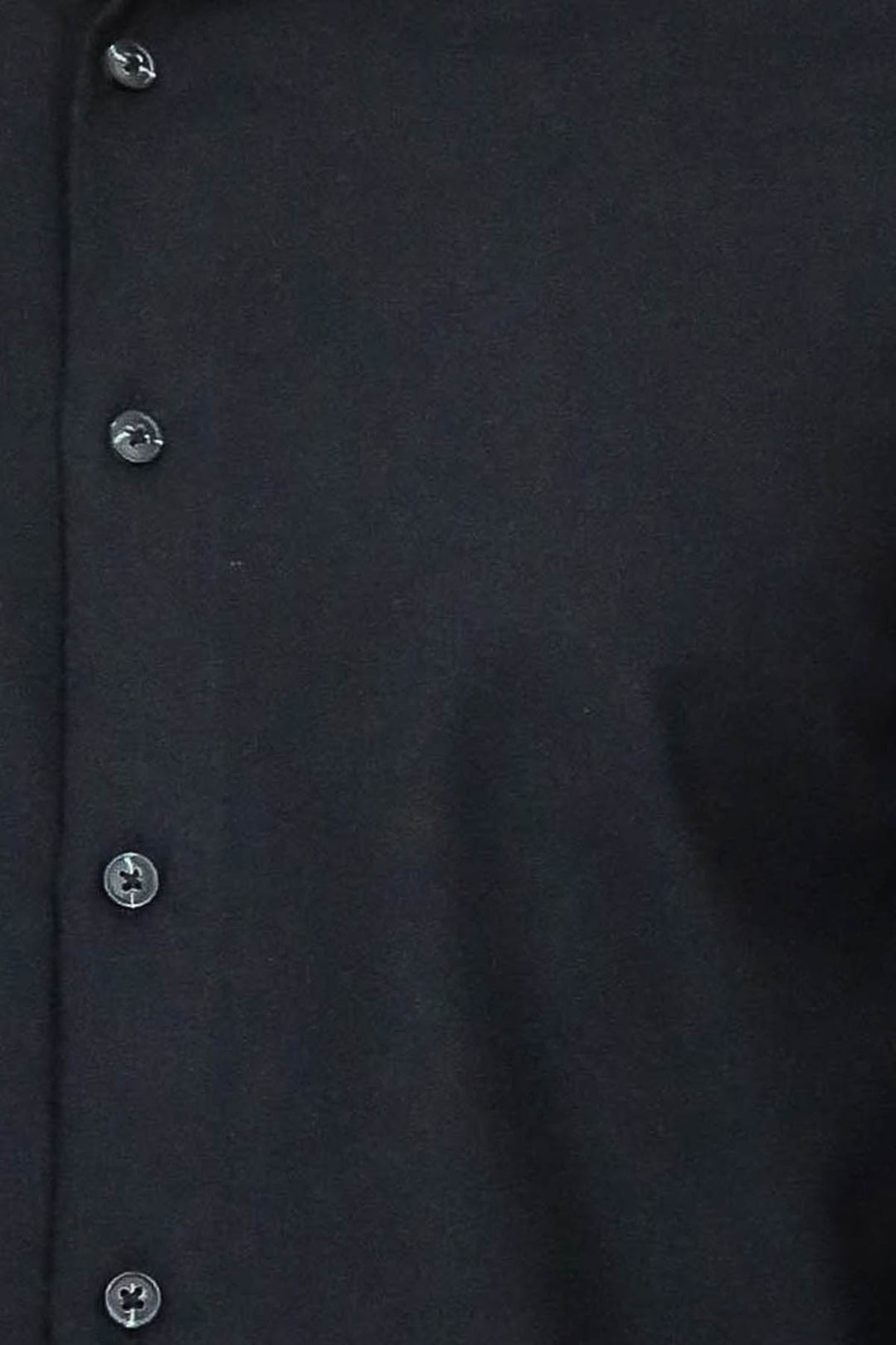 Camisa de leñador negra lisa y ajustada para hombre - Wessi