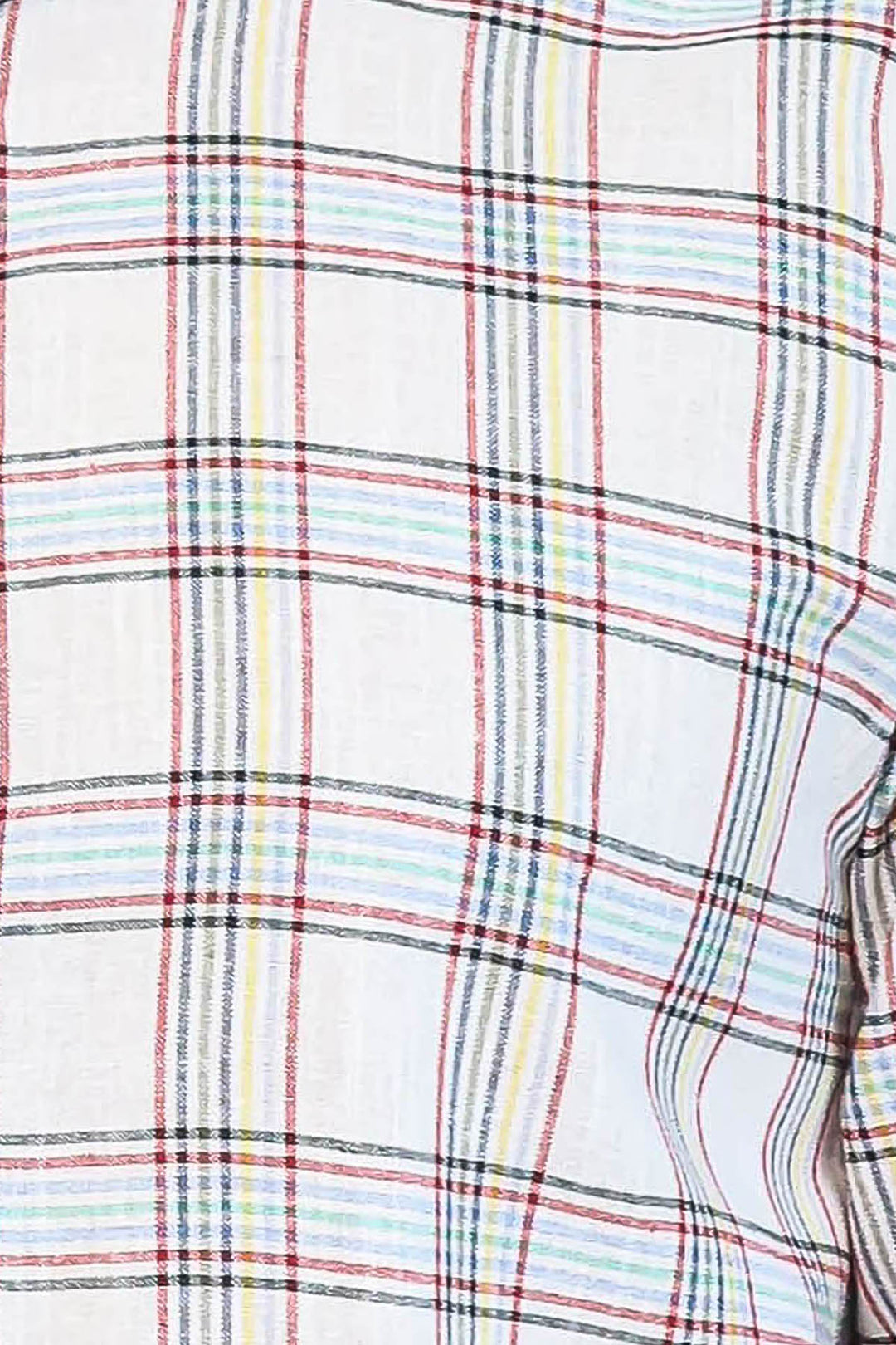 Camisa informal a cuadros blanca | Wessi