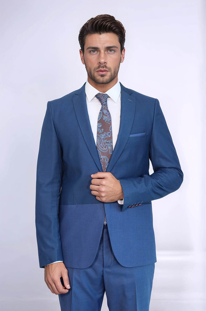 Traje de hombre modelo índigo | Wessi