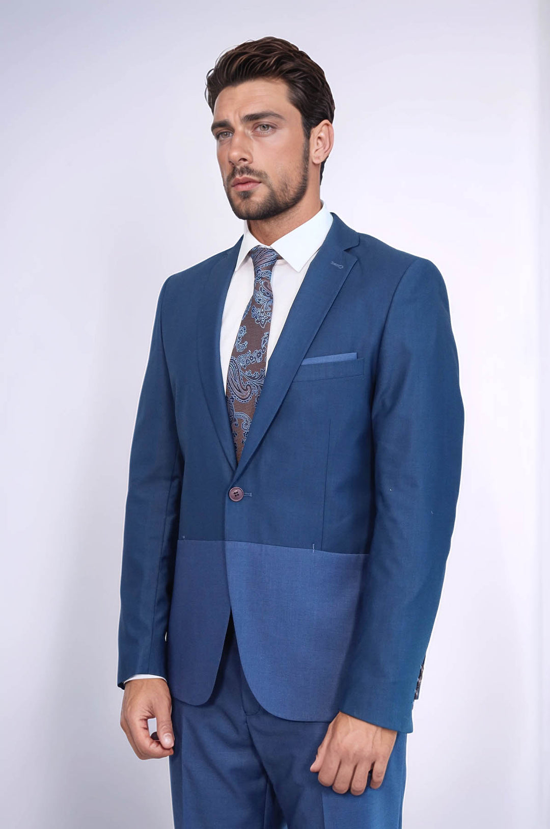 Traje de hombre modelo índigo | Wessi