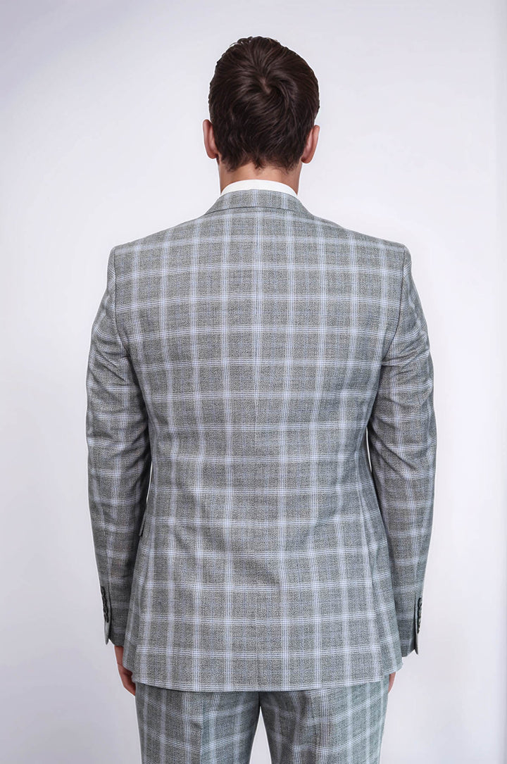 Traje gris cruzado | Wessi