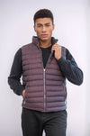 Chaleco de plumas reversible marrón para hombre - Wessi