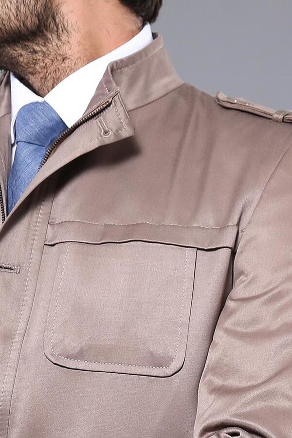 Men's Beige Trench Coat | Wessi