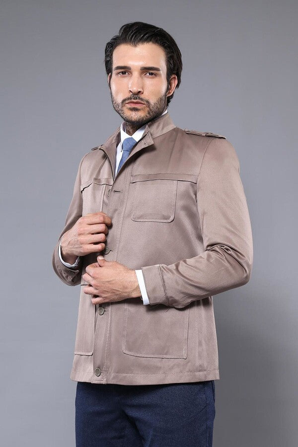 Men's Beige Trench Coat | Wessi
