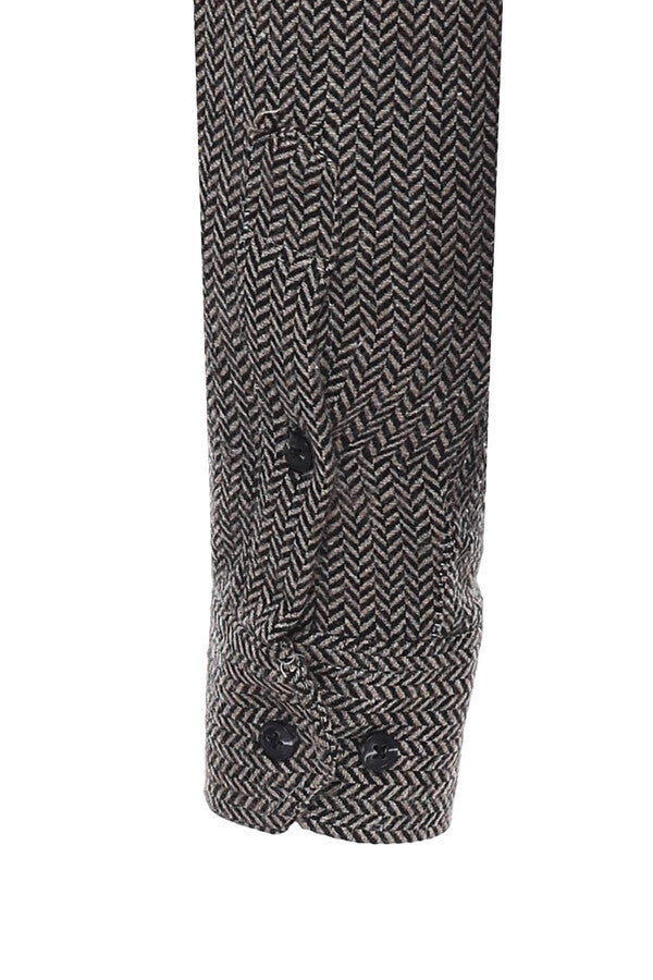 Camisa de leñador a cuadros marrón - Wessi