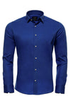 Indigo Blue Slim Fit Men's Shirt | Wessi
