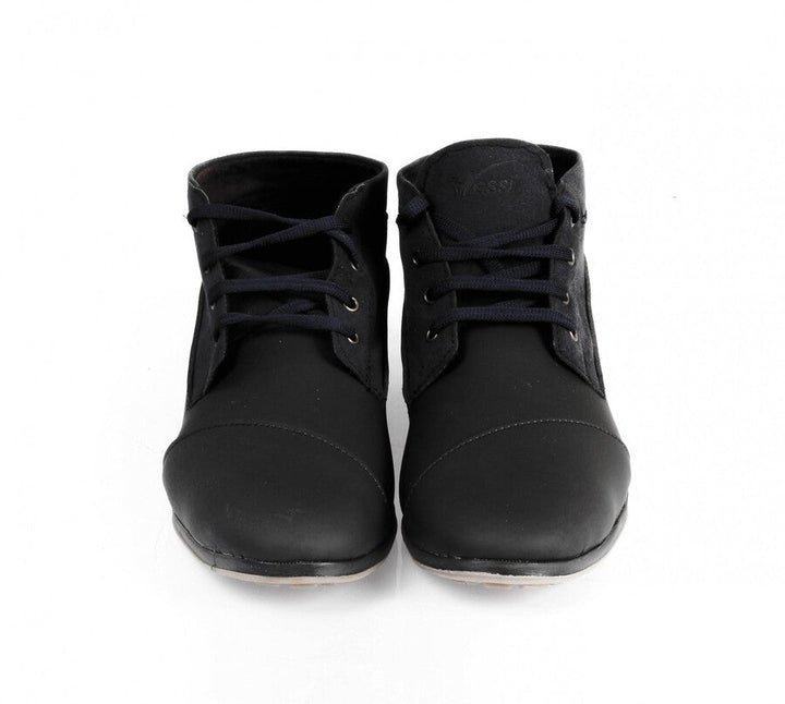 Leather Black Boot - Wessi