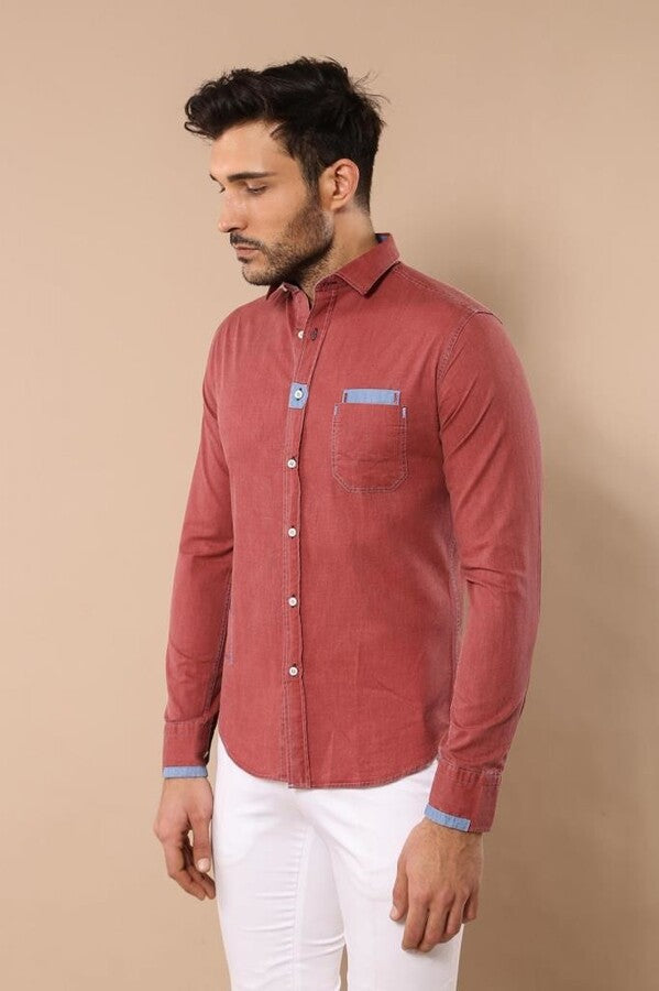 Light Burgundy Shirt - Wessi