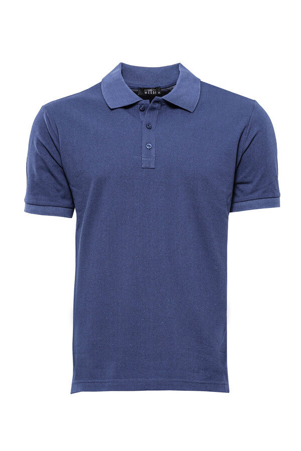 Oxford Lacivert Polo Yaka Tişört - Wessi