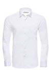Poly Cotton Slim Fit Cream Shirt - Wessi