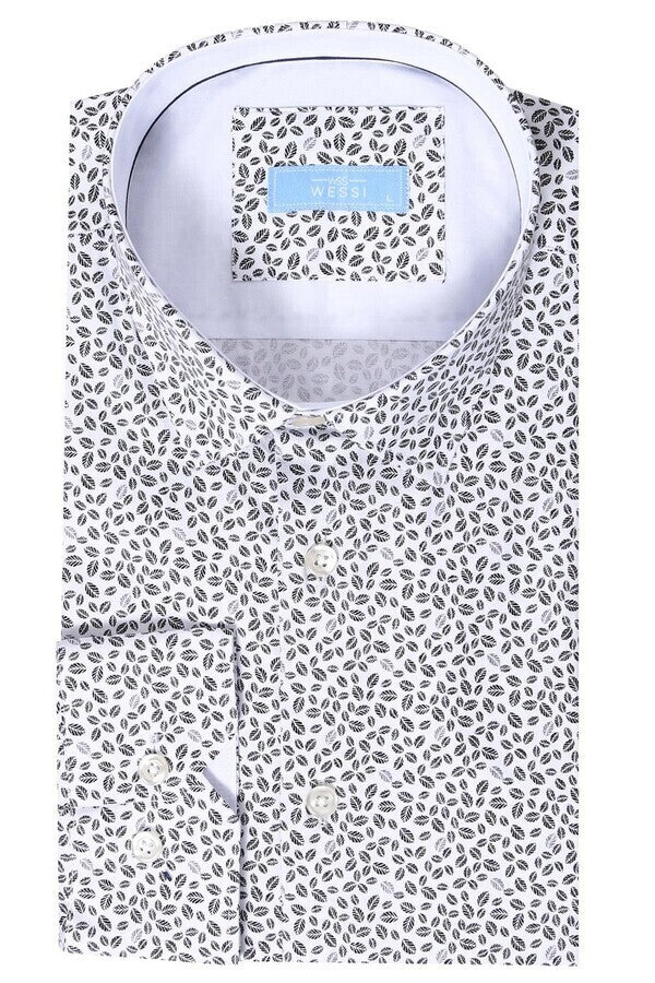 Camisa estampada de corte entallado | Wessi
