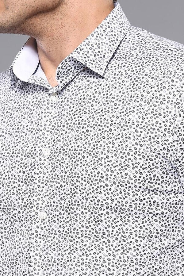 Camisa estampada de corte entallado | Wessi