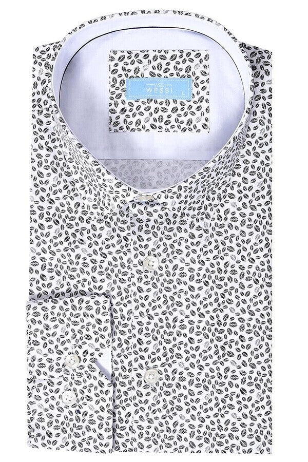 Camisa estampada de corte entallado | Wessi