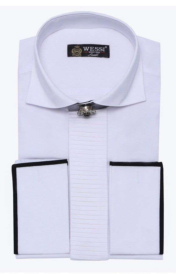 White Tuxedo Shirt | Wessi