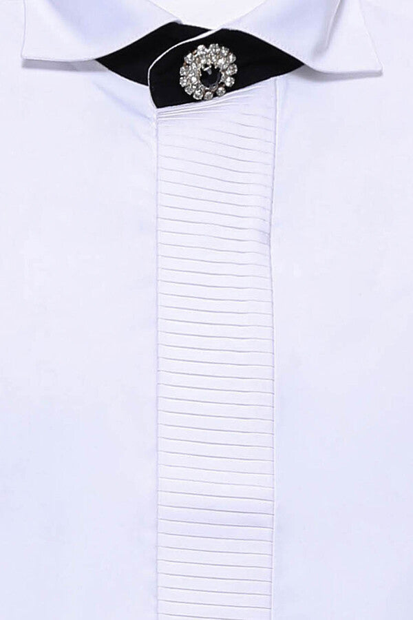 White Tuxedo Shirt | Wessi