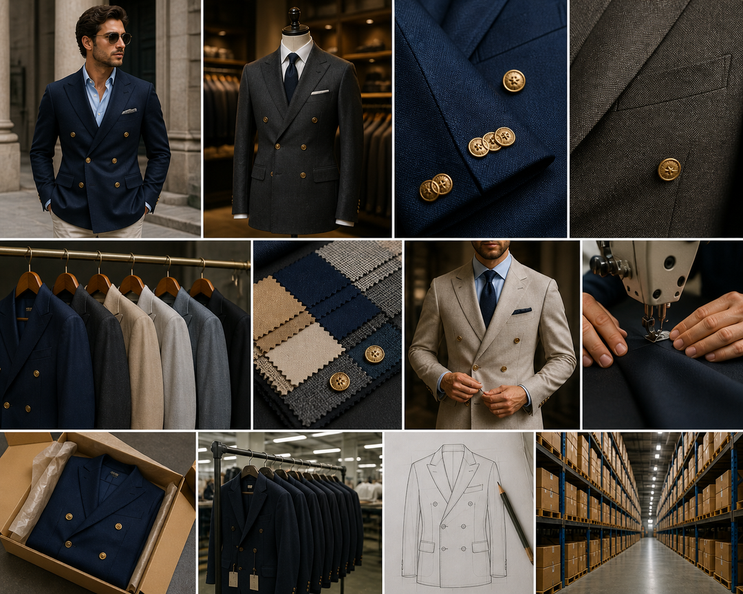 Double-Breasted Blazers: Sourcing for the Fashion-Forward Man