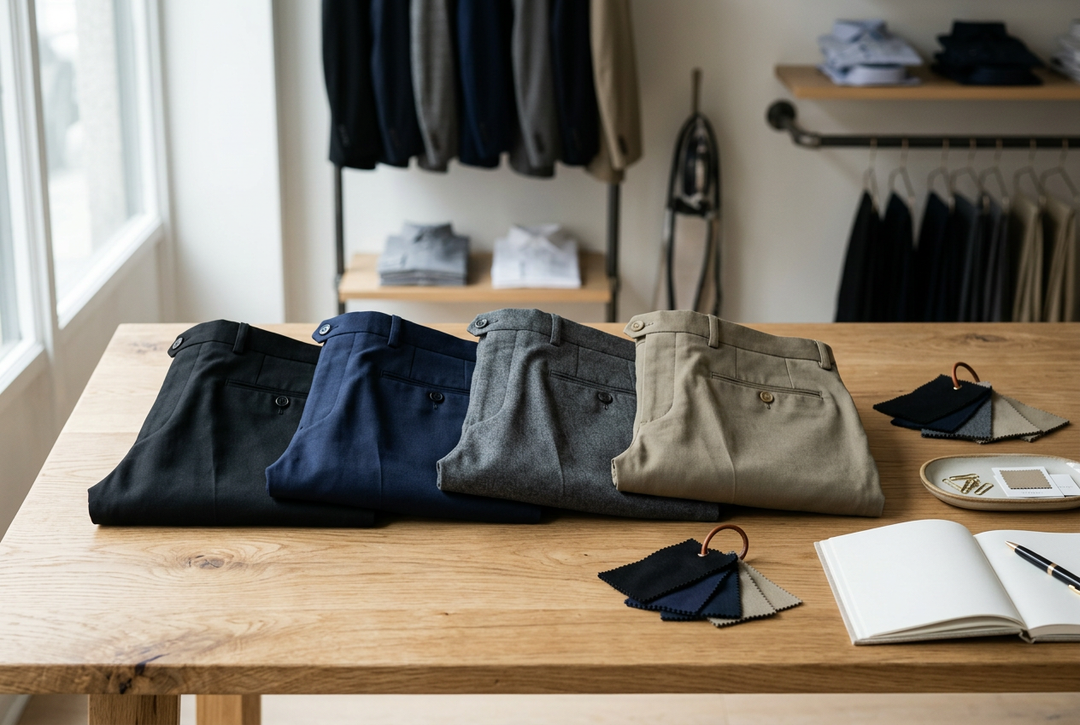 How to Plan a Core Pants Color Assortment
