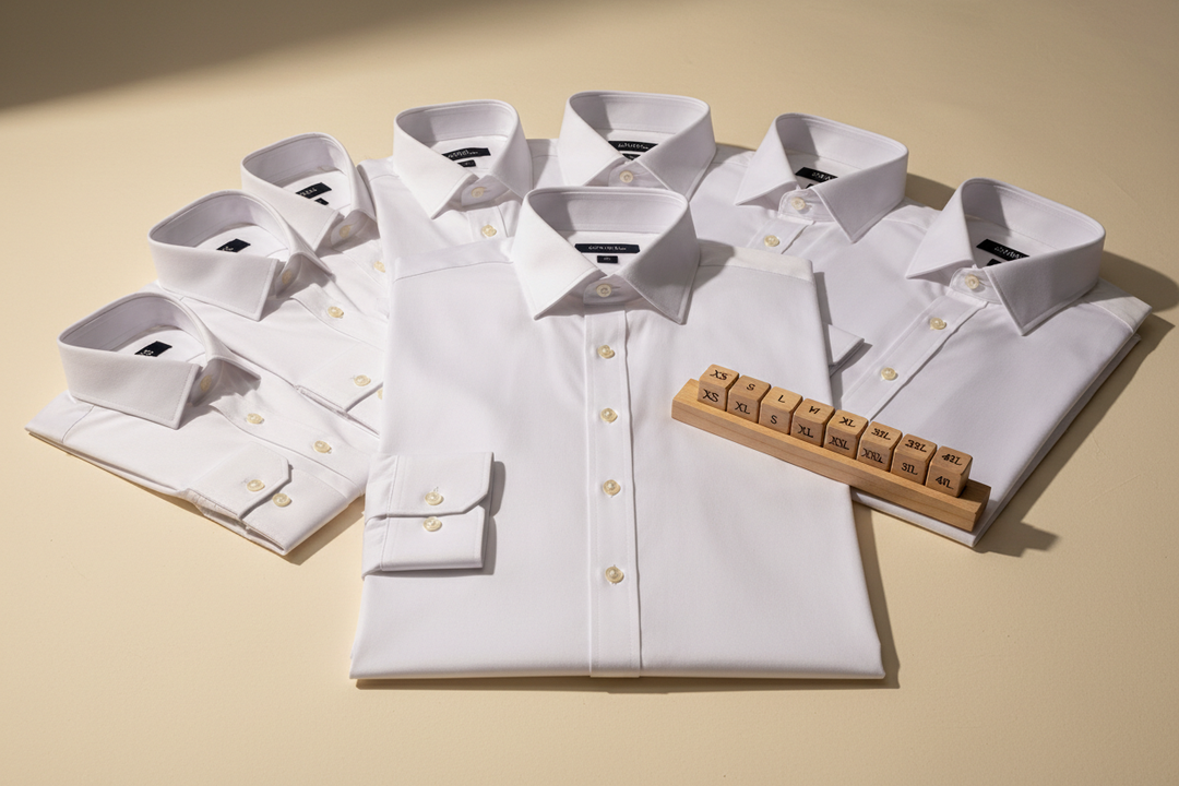 How to Size Run a Dress Shirt Order for USA Retail: A Wholesale Buyer's Guide to Getting the Size Curve Right