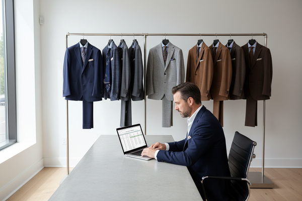 How to Analyze Last Year's Sales to Order the Right Wholesale Suits This Year