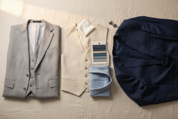 New Season Suits: Pinstripe Vested & Linen Slim Fit – Wholesale B2B Buying Guide