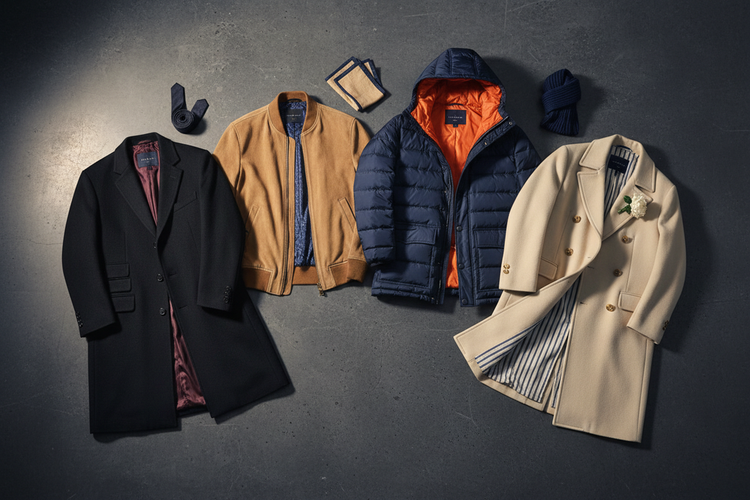 How USA Menswear Retailers Should Build an Outerwear Assortment: Wool Coats, Bombers, Down Coats, and Statement Pieces