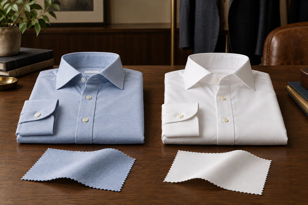 Wholesale Oxford vs. Poplin Shirts: Building a Balanced Range