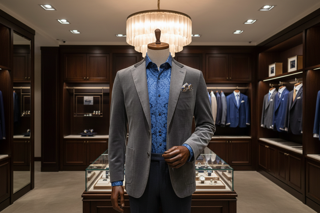 How to Pair Wholesale Patterned Shirts with Solid Colored Blazers