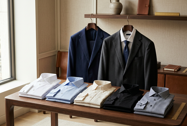 How to Stock Shirts That Match Your Suit Collection
