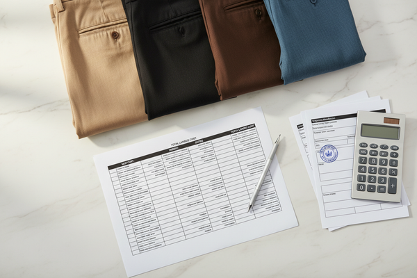 True Landed Cost per Unit: The USA Menswear Retailer's Complete Calculation Guide for Wholesale Trousers