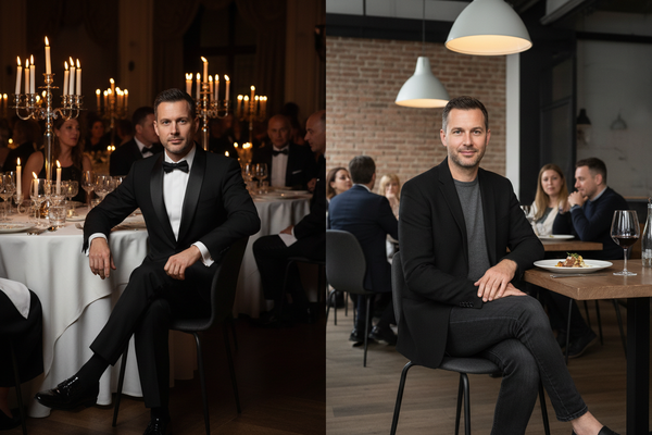 What Is the Difference Between a Tuxedo Jacket and a Standard Black Blazer?