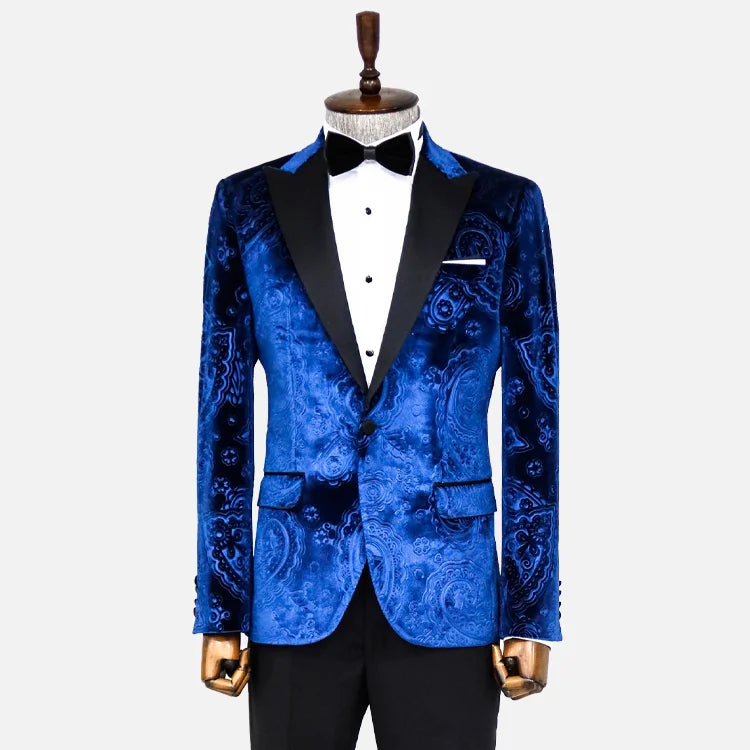 Wholesale Men's Velvet Blazers - Wessi