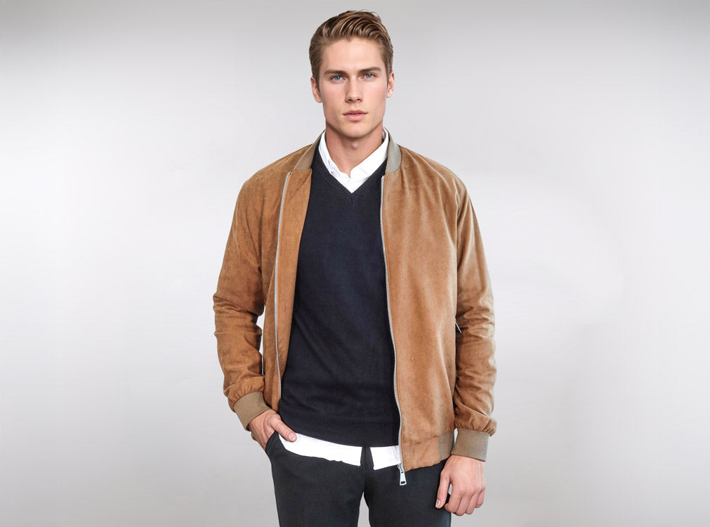 Wholesale Men's Bomber Jacket - Wessi