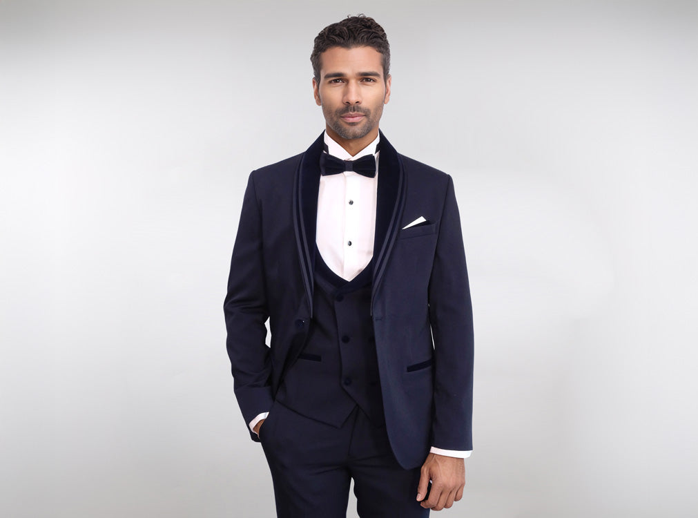 Wholesale Men's Shawl Collar Tuxedo - Wessi