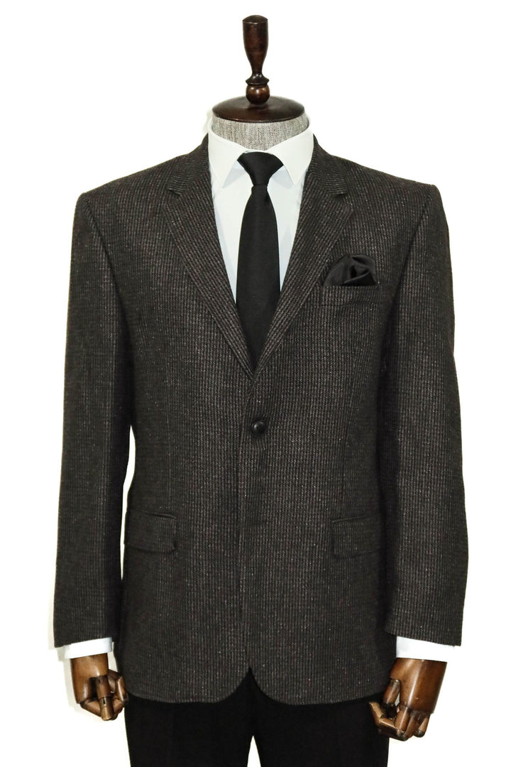 Blazer antracita de corte regular con caída 4 para hombre - Wessi