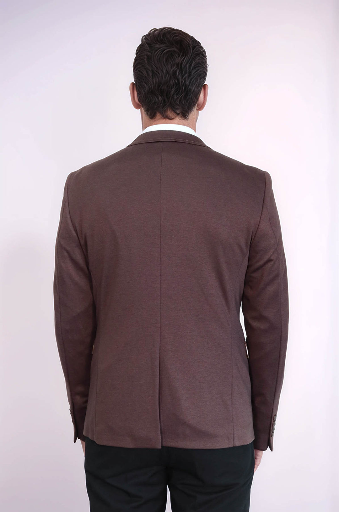Model Slim Fit Kahverengi Blazer - Wessi