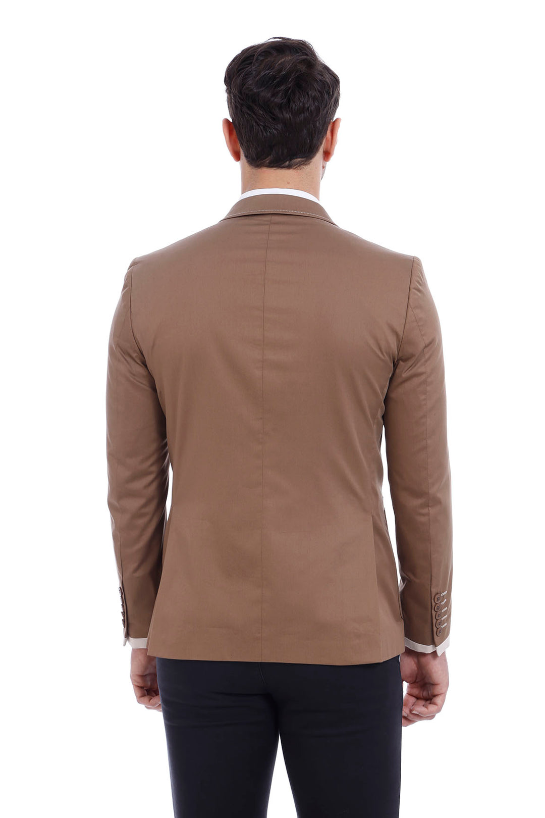 2 Button Bag Pocket Tan Jacket-Wessi