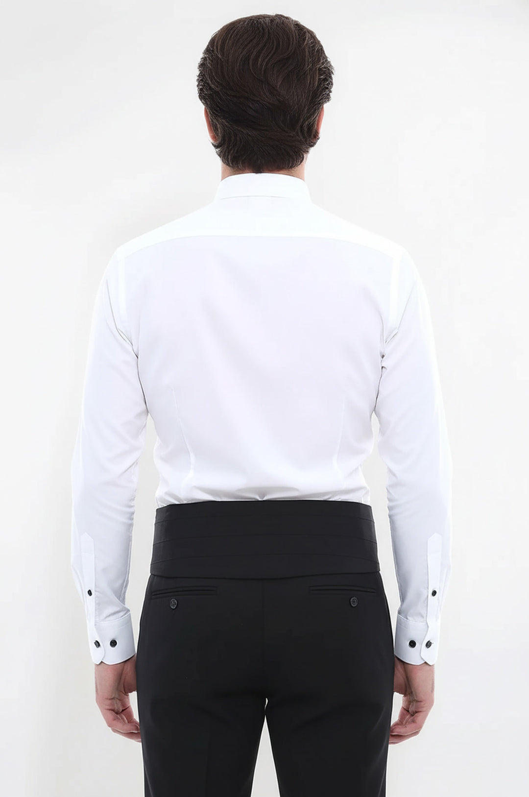 Cream Tuxedo Shirt - Wessi