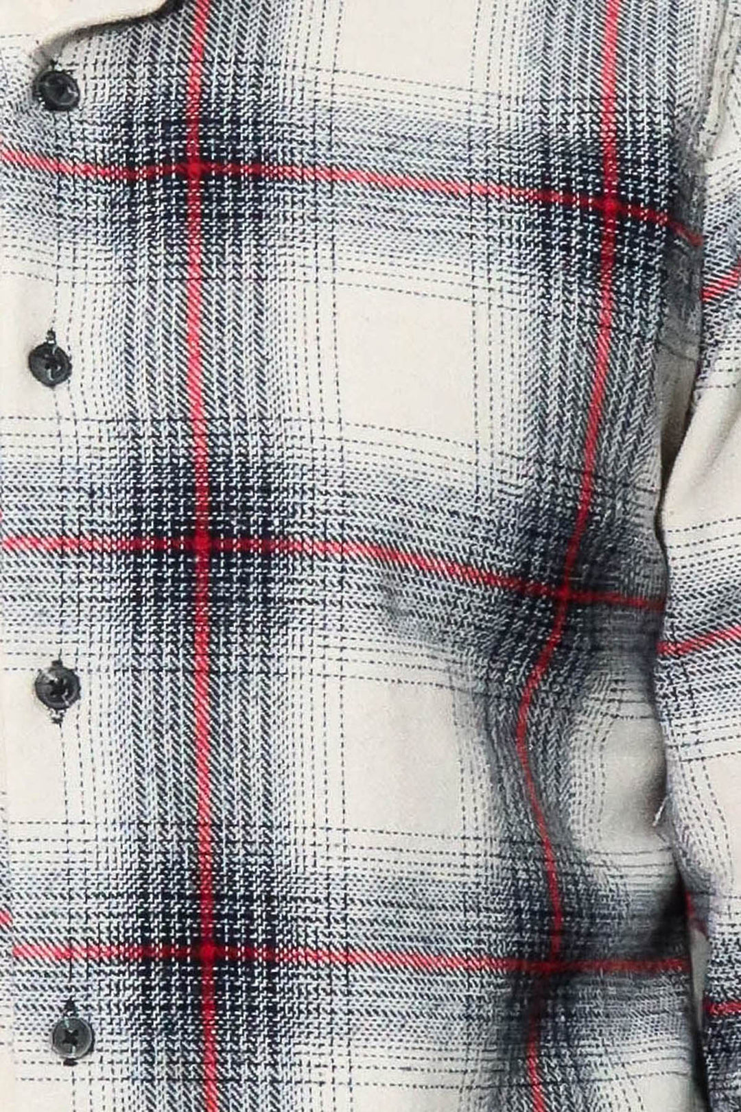 Camisa de leñador de cuadros gruesos de color gris para hombre - Wessi