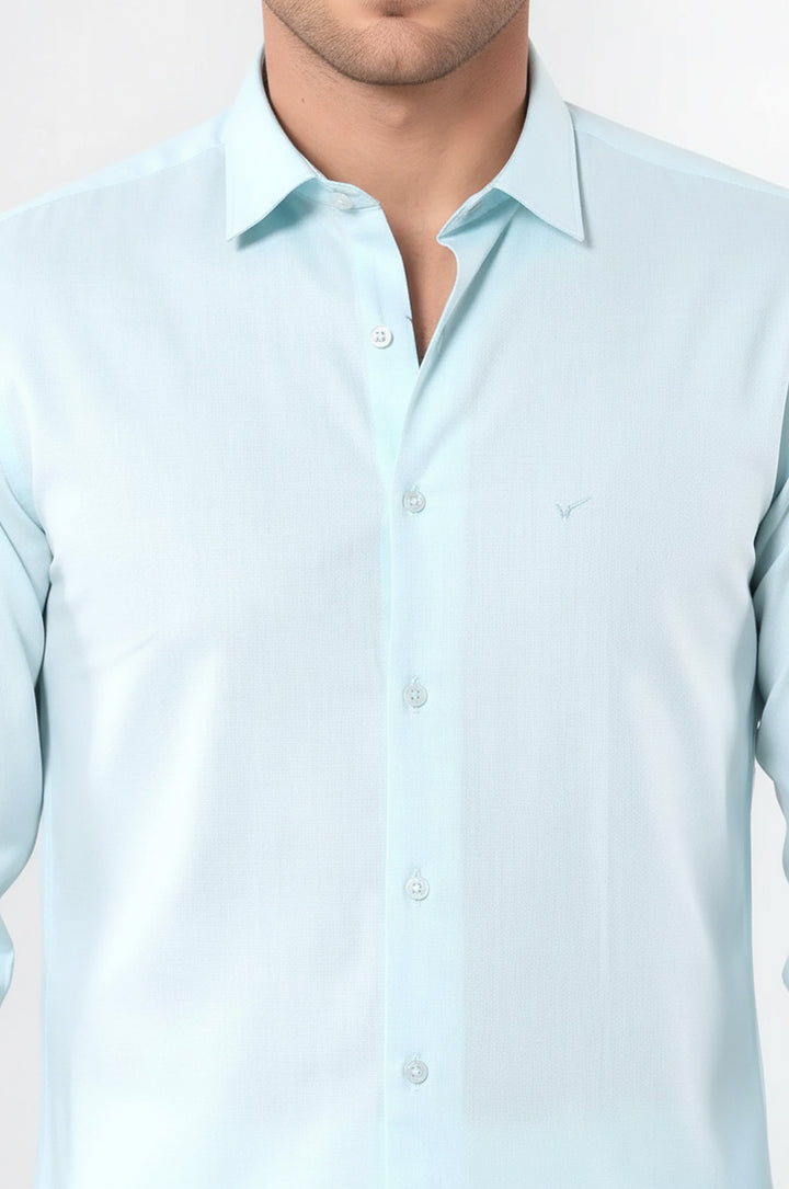 Oxford Desenli Yeşil Gömlek - Wessi