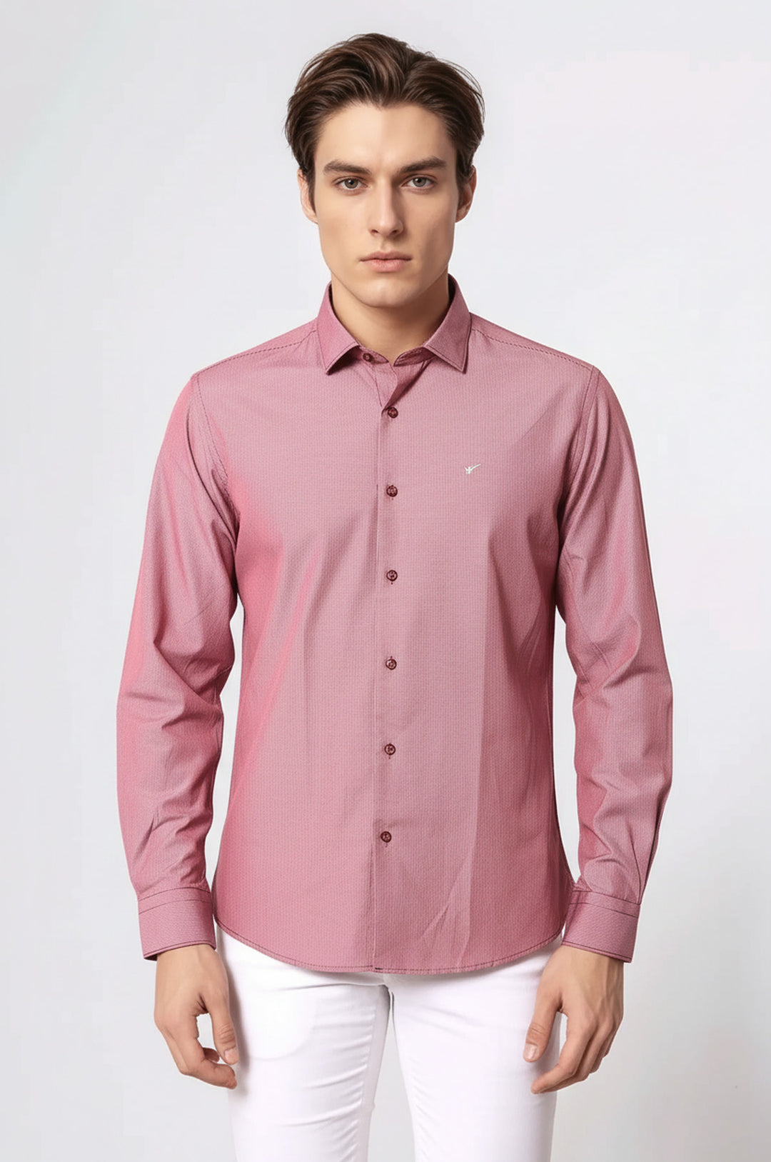 Burgundy Men's Shirt | Wessi