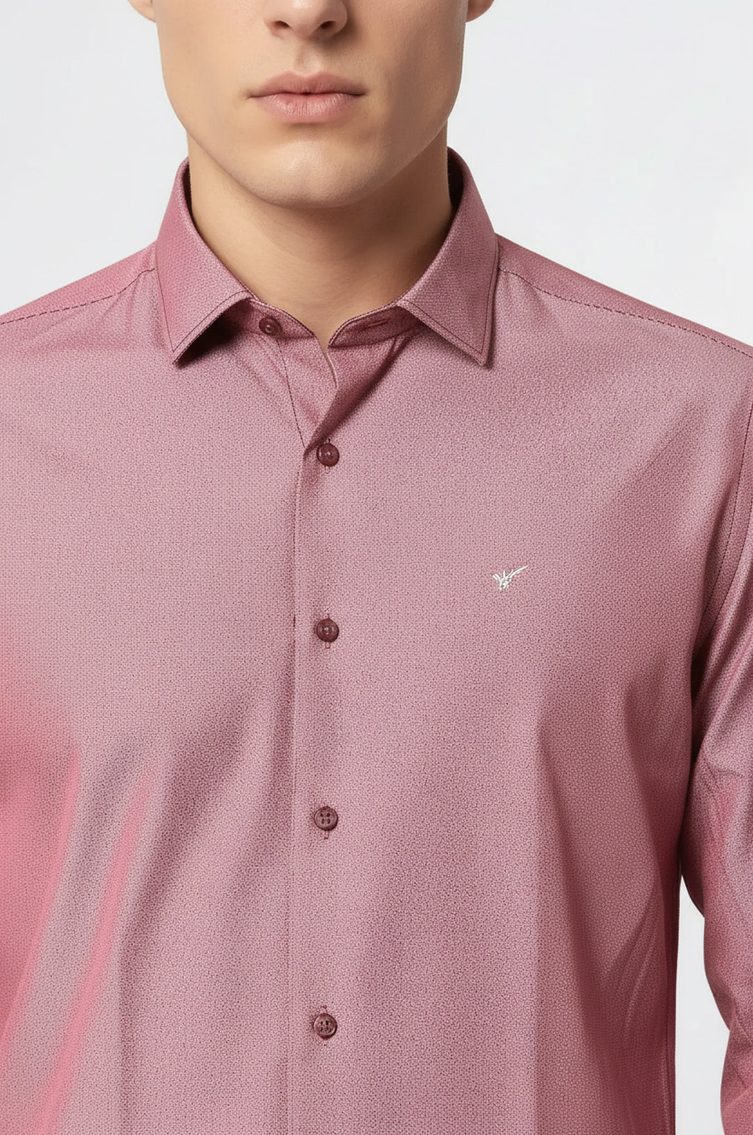 Burgundy Men's Shirt | Wessi