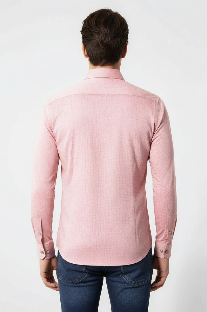 Pink Cotton Shirt for Men | Wessi