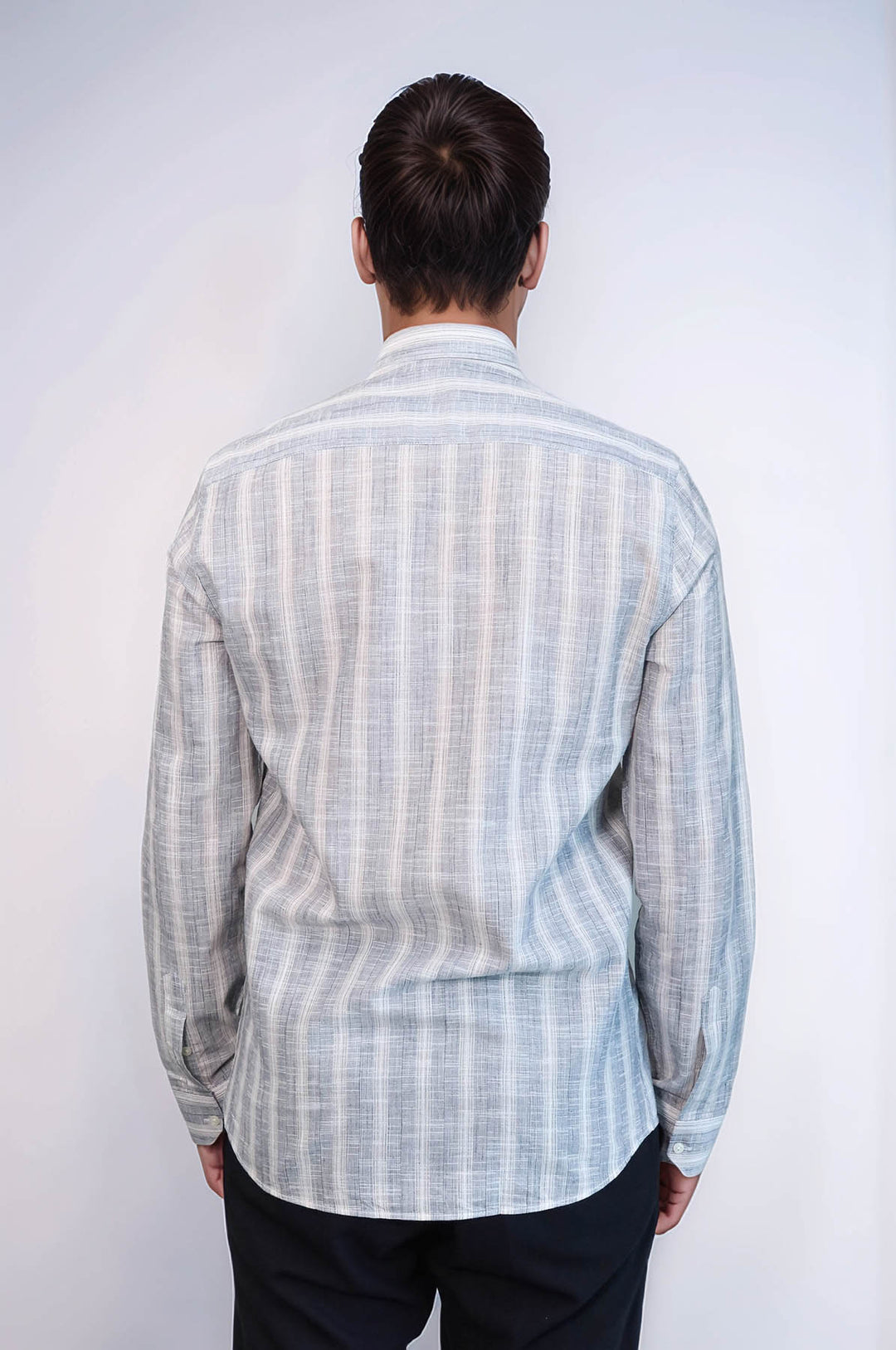 Striped Blue Men's Shirt | Wessi
