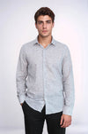 Plaid Slim Fit Black Men Shirt - Wessi