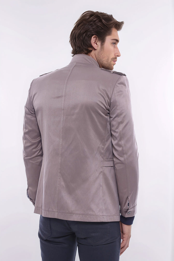 معطف واق من المطر بيج للرجال | ويسي