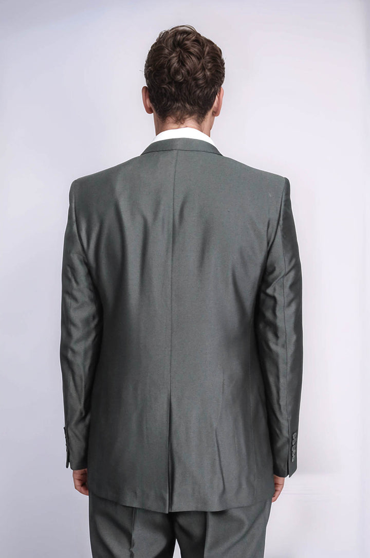 Traje antracita brillante para hombre | Wessi